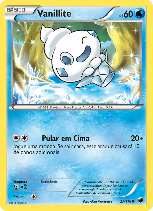 Vanillite · Congelamento de Plasma