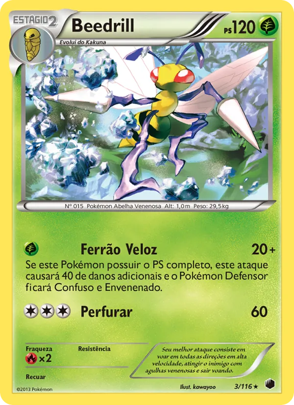 Beedrill · Congelamento de Plasma
