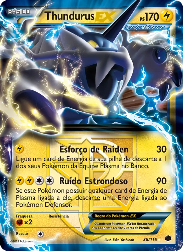 Thundurus-EX · Congelamento de Plasma