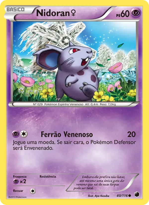 Nidoran♀ · Congelamento de Plasma