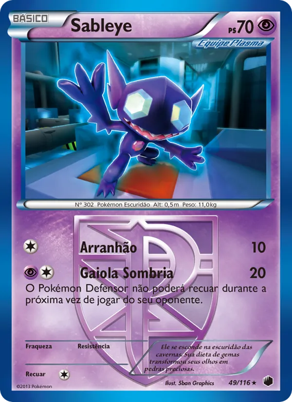 Sableye · Congelamento de Plasma