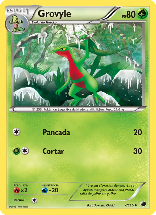 Grovyle · Congelamento de Plasma