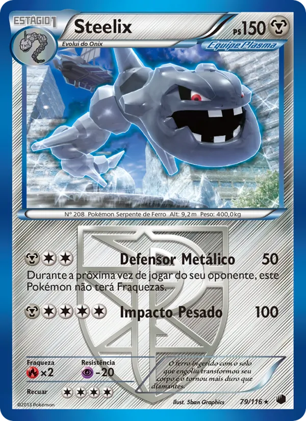 Steelix · Congelamento de Plasma