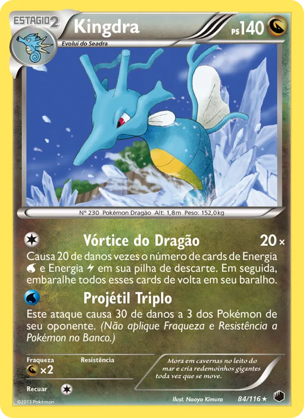 Kingdra · Congelamento de Plasma