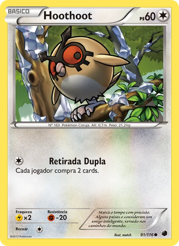 Hoothoot · Congelamento de Plasma