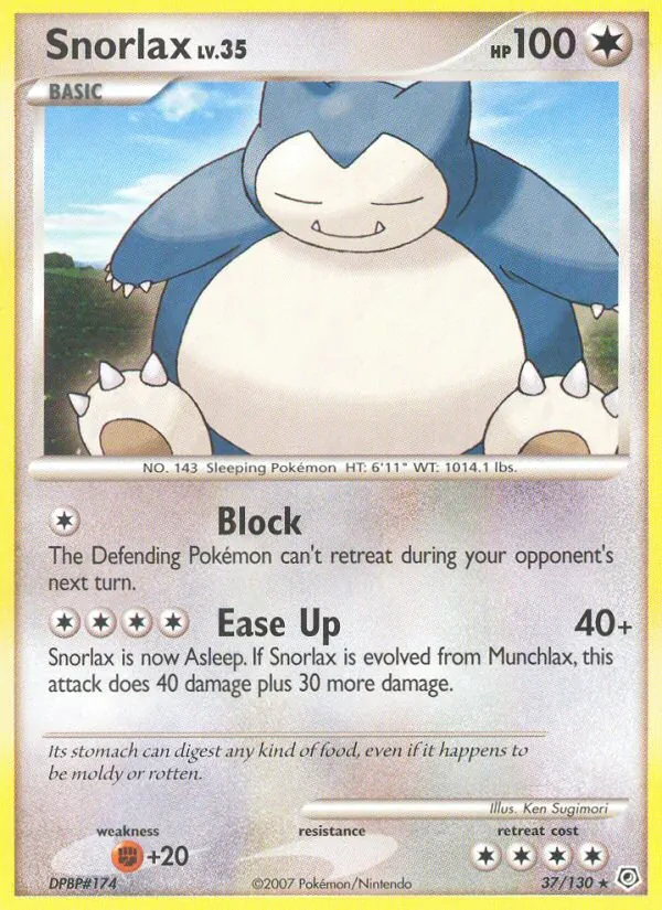 Snorlax · Diamante & Pérola