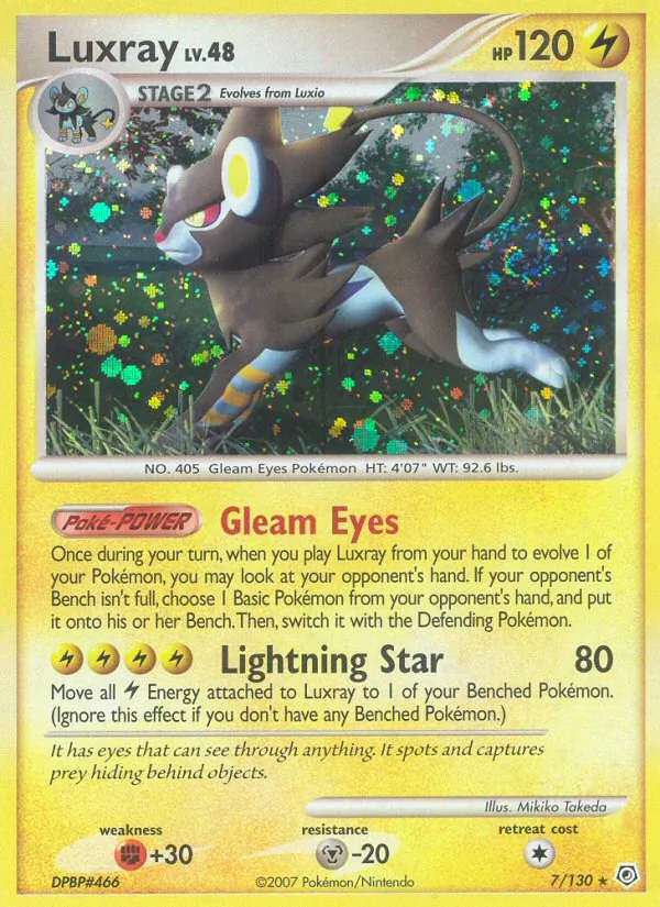 Luxray · Diamante & Pérola