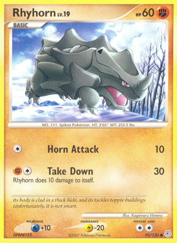Rhyhorn · Diamante & Pérola