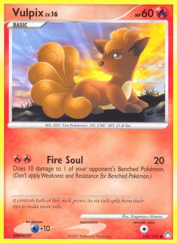Vulpix · Tesouros Misteriosos