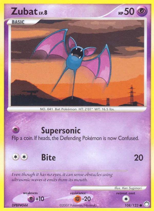 Zubat · Tesouros Misteriosos