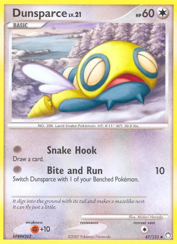 Dunsparce · Tesouros Misteriosos