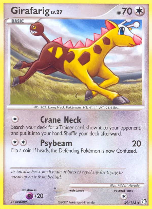 Girafarig · Tesouros Misteriosos