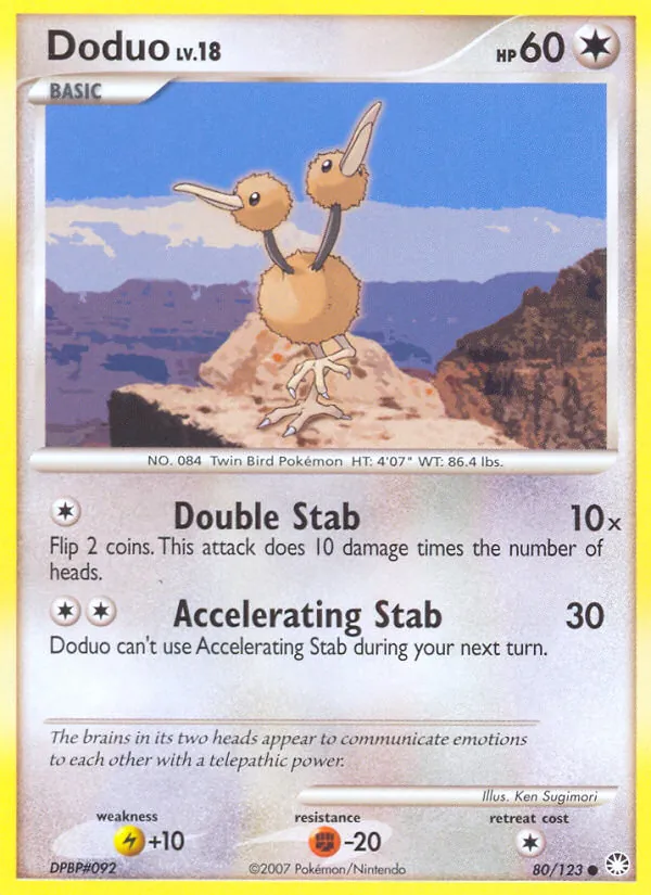 Doduo · Tesouros Misteriosos