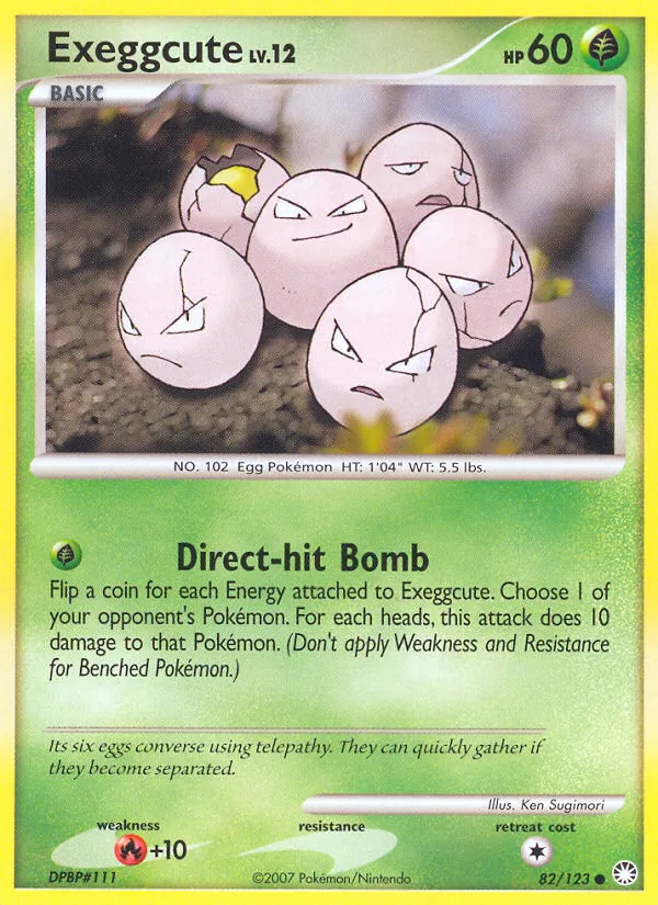 Exeggcute · Tesouros Misteriosos