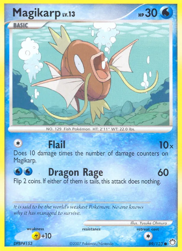 Magikarp · Tesouros Misteriosos