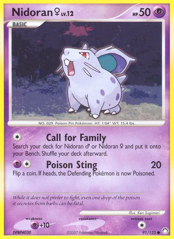 Nidoran♀ · Tesouros Misteriosos