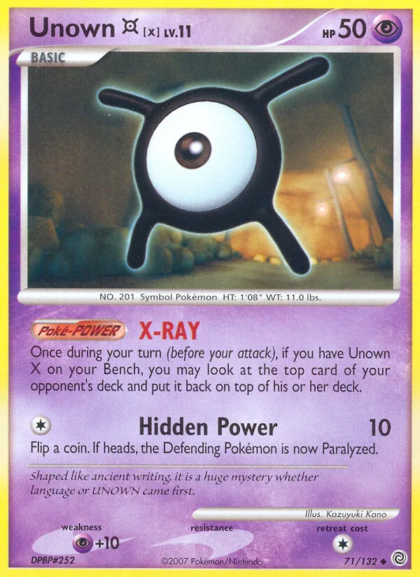 Unown X · Maravilhas Secretas