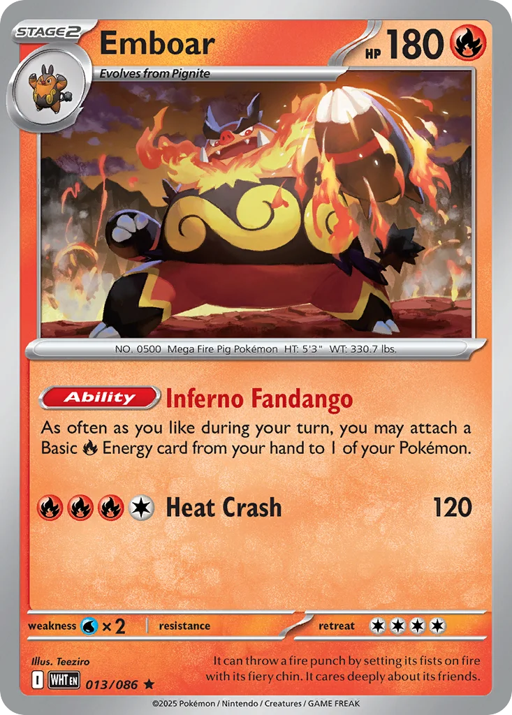 Emboar · White Flare