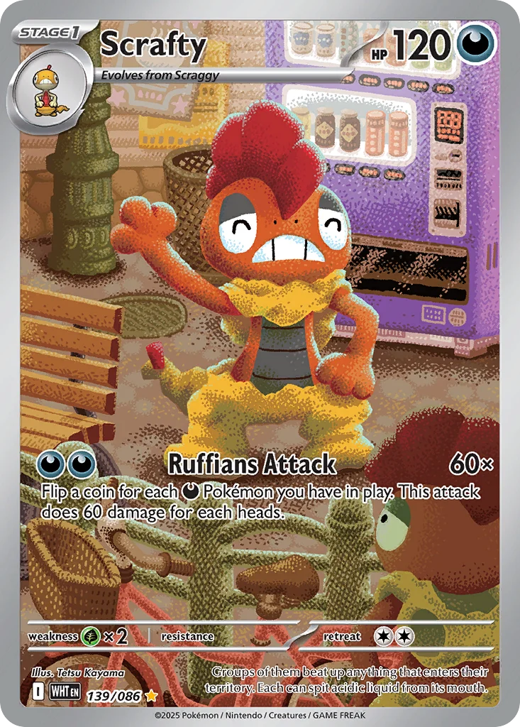 Scrafty · White Flare