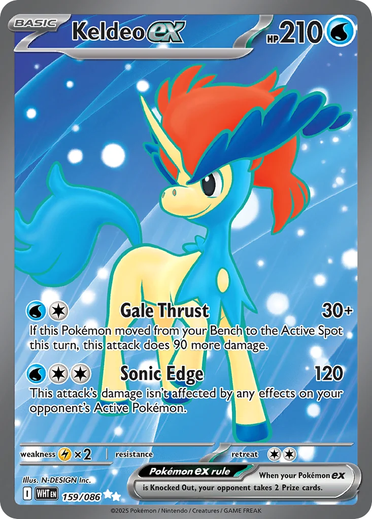 Keldeo ex · White Flare