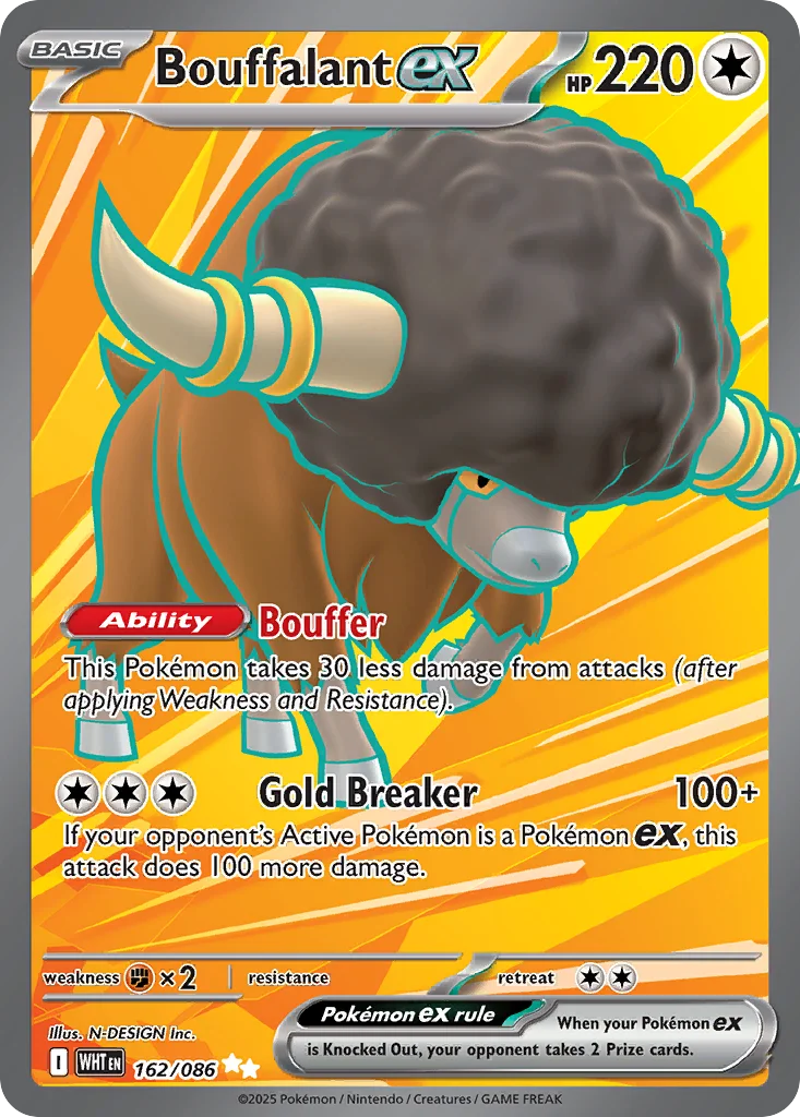 Bouffalant ex · White Flare