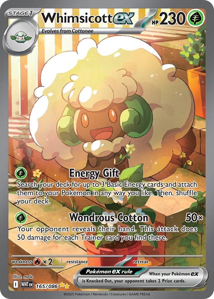 Whimsicott ex · White Flare