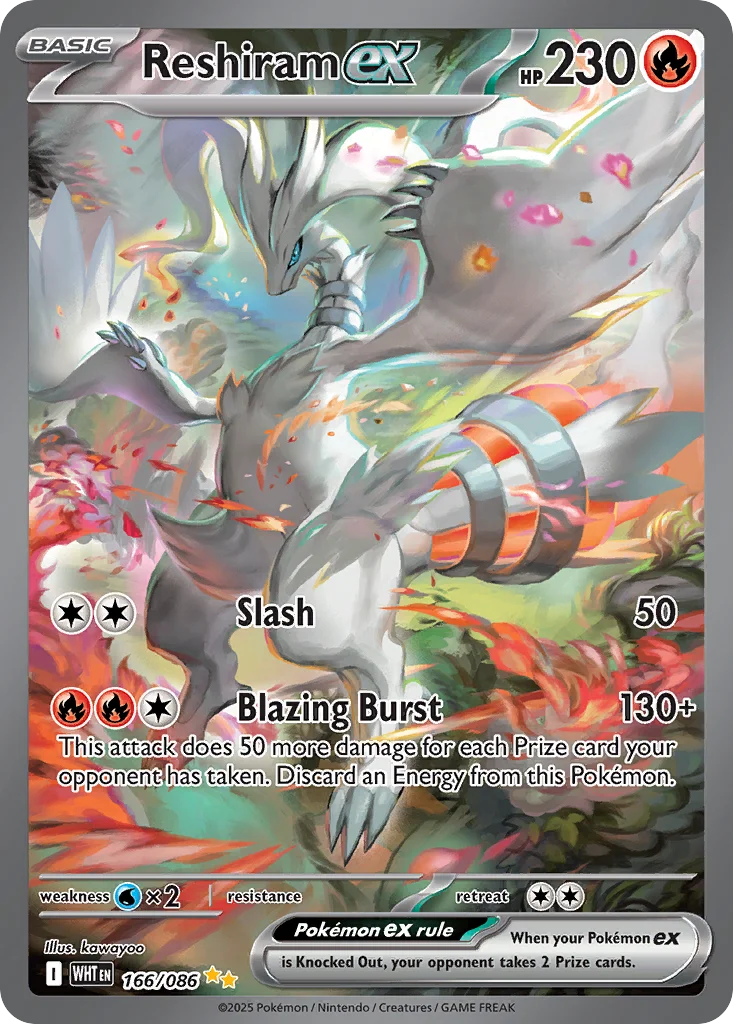 Reshiram ex · White Flare