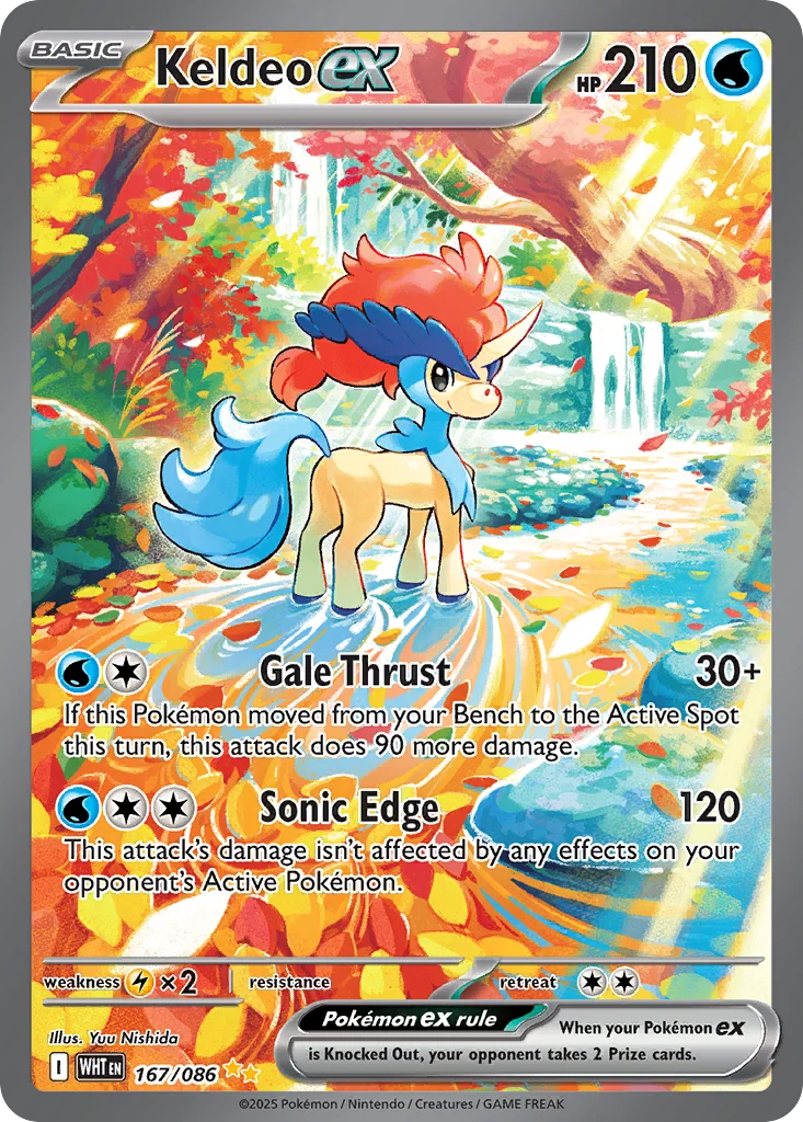 Keldeo ex · White Flare