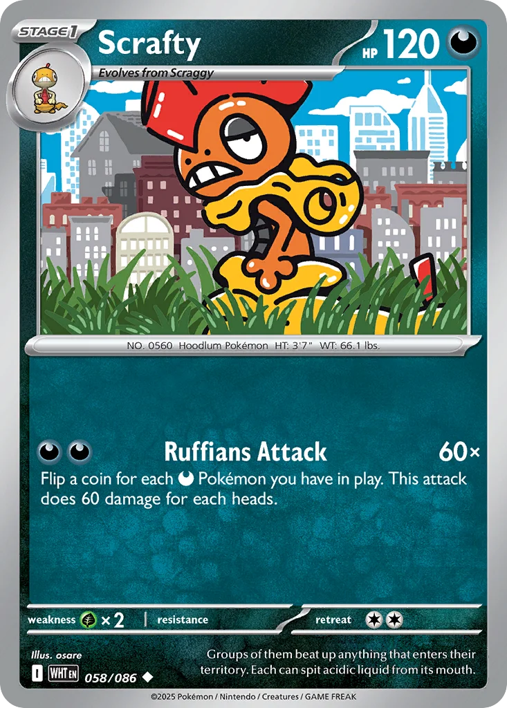 Scrafty · White Flare