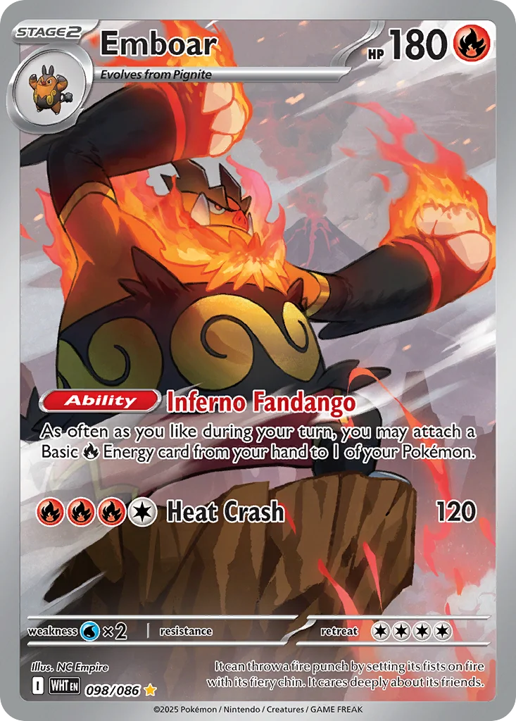 Emboar · White Flare