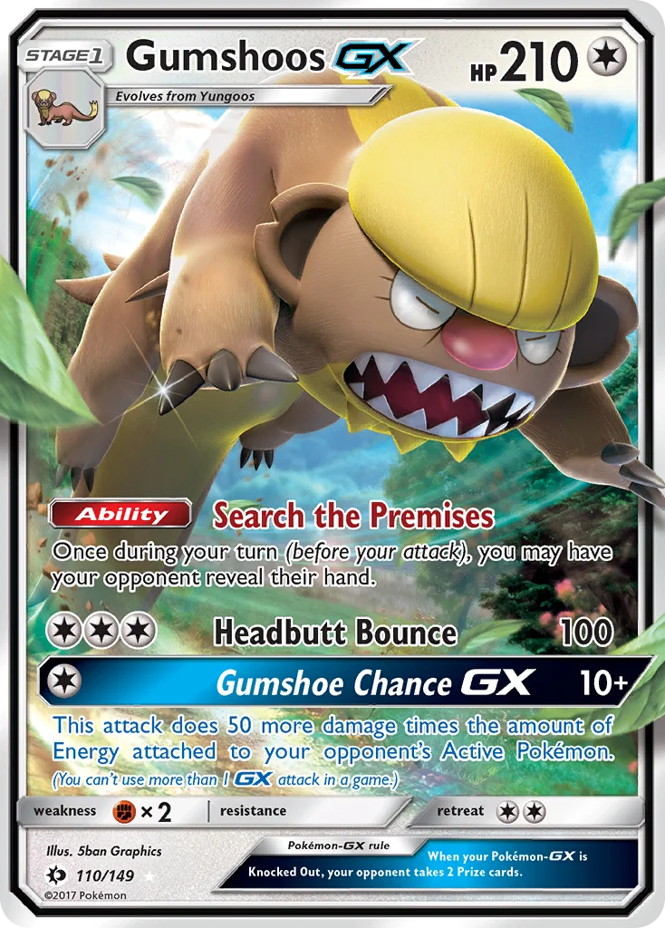 Gumshoos-GX · Sun & Moon