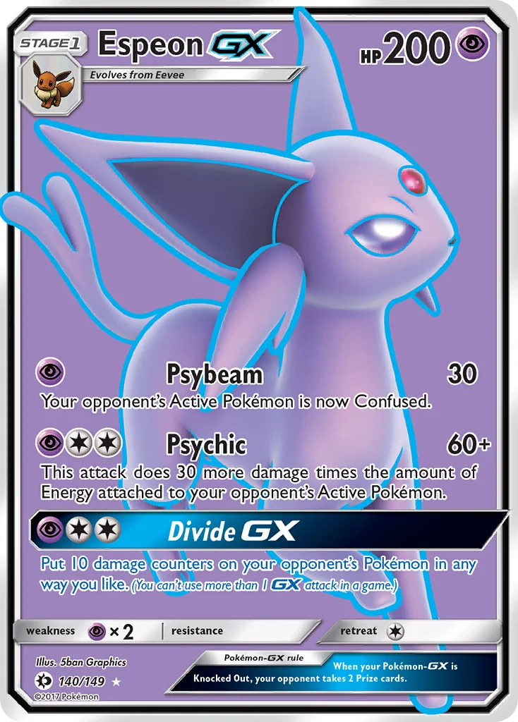 Espeon GX · Sol e Lua