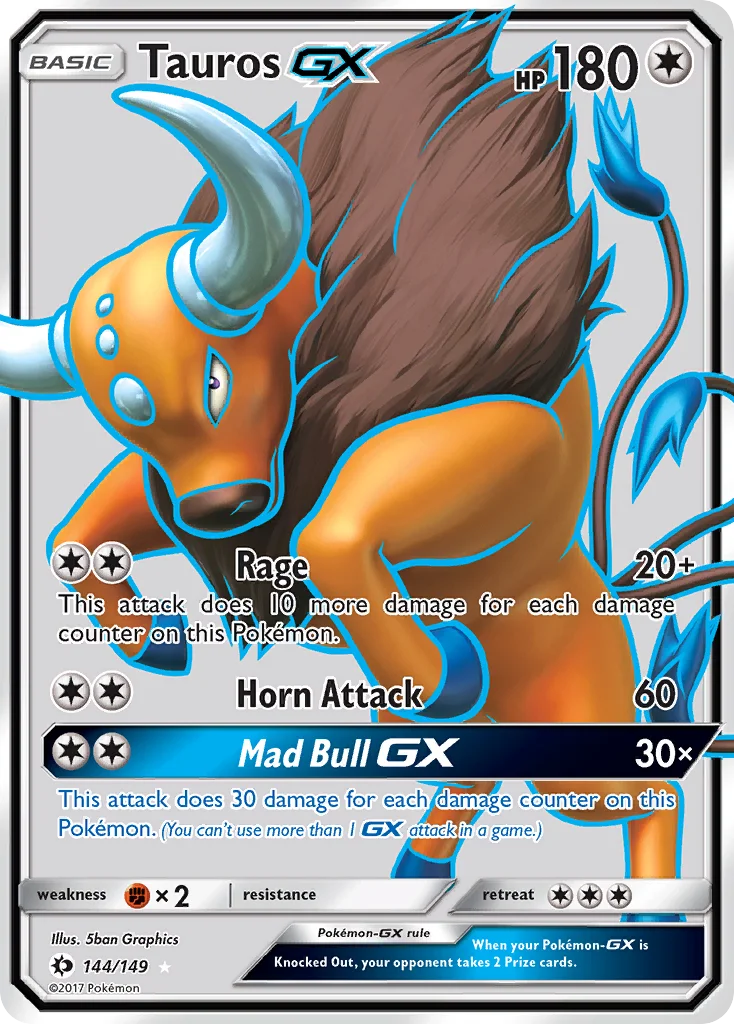 Tauros-GX · Sun & Moon