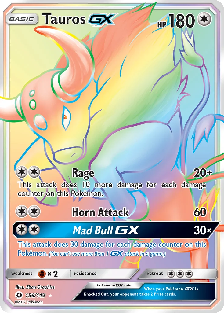 Tauros-GX · Sun & Moon