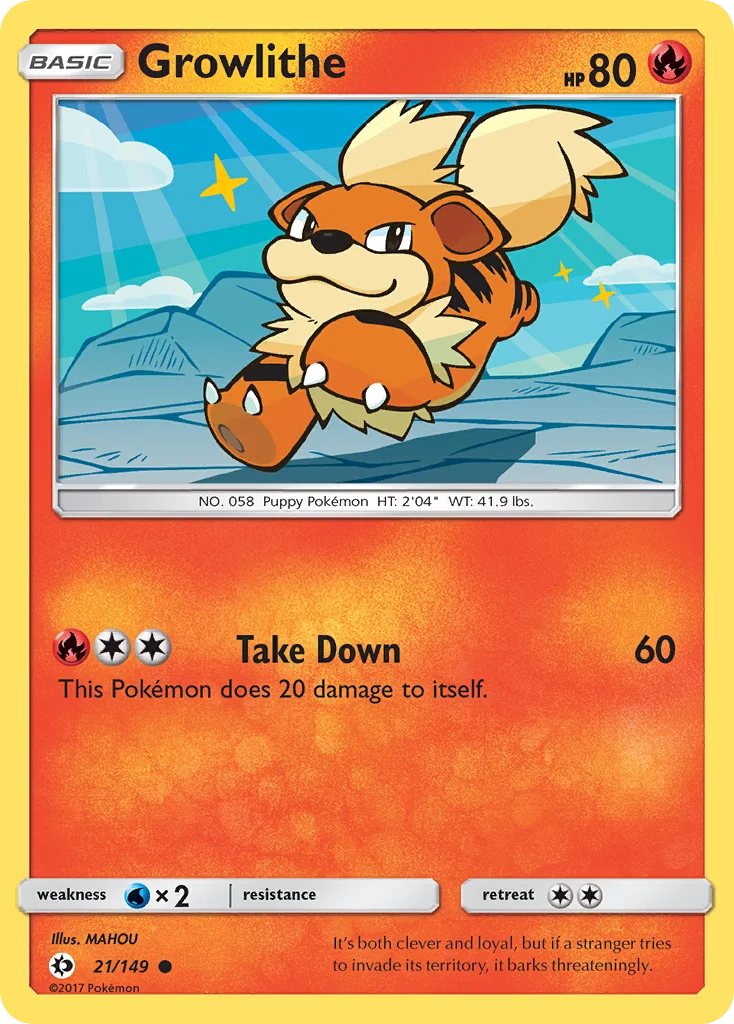 Growlithe · Sun & Moon