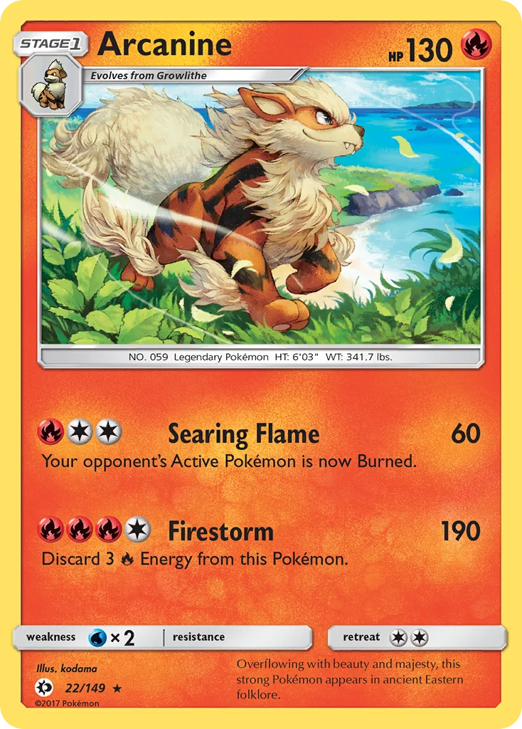 Arcanine · Sun & Moon