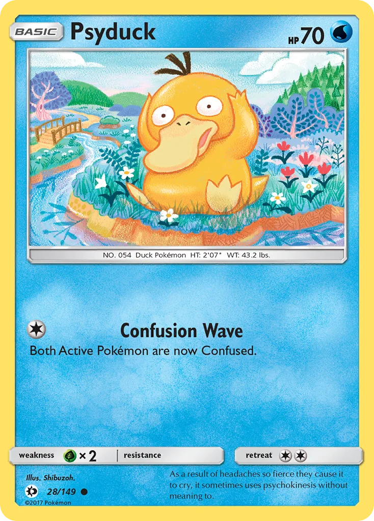 Psyduck · Sol e Lua