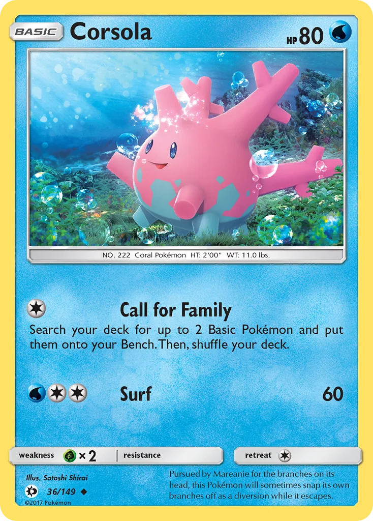 Corsola · Sun & Moon
