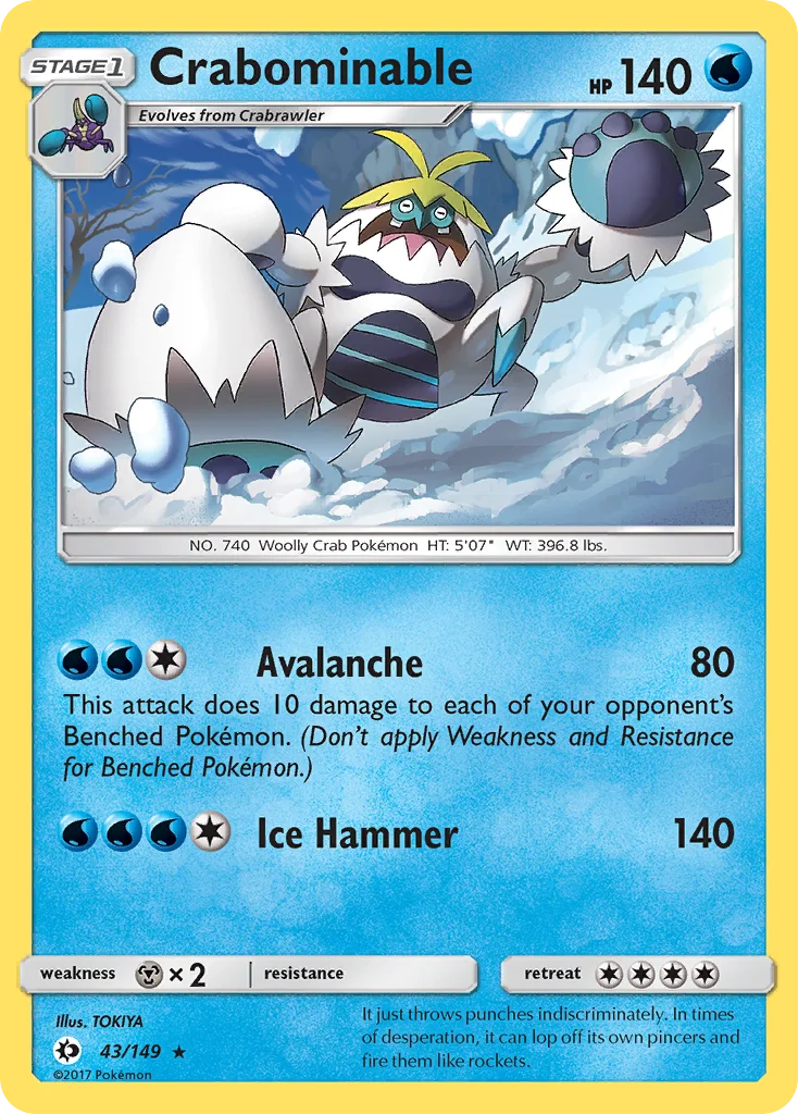 Crabominable · Sun & Moon
