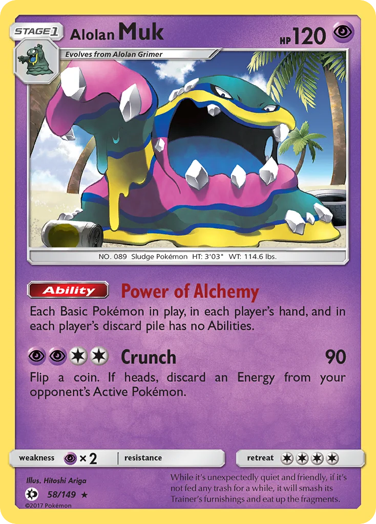 Muk de Alola · Sol e Lua