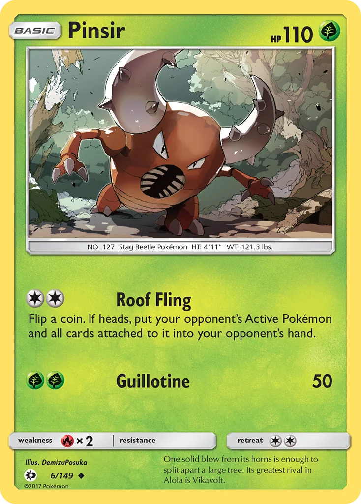 Pinsir · Sun & Moon