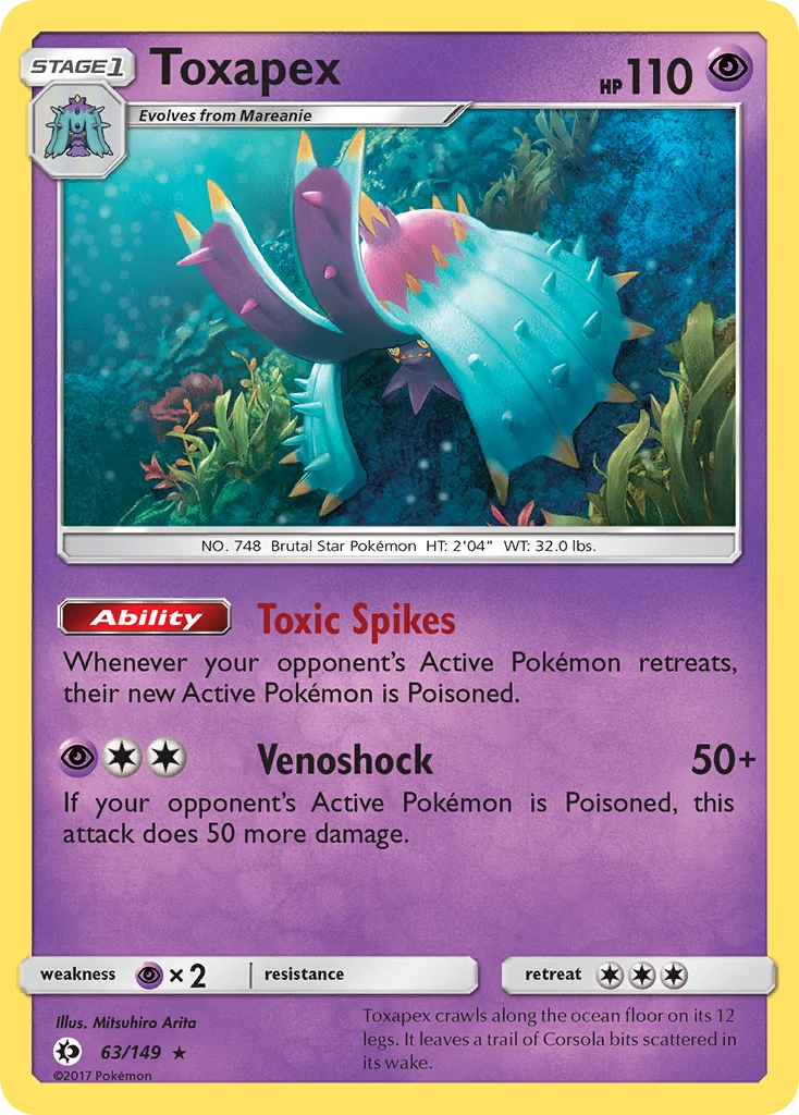 Toxapex · Sun & Moon