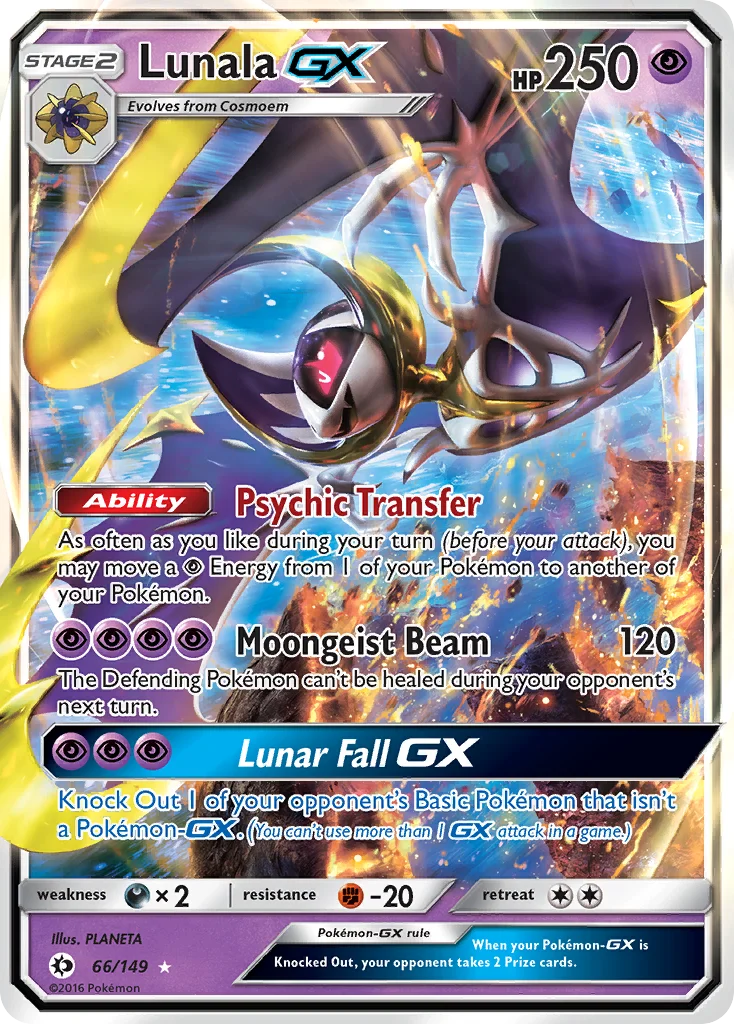 Lunala GX · Sol e Lua