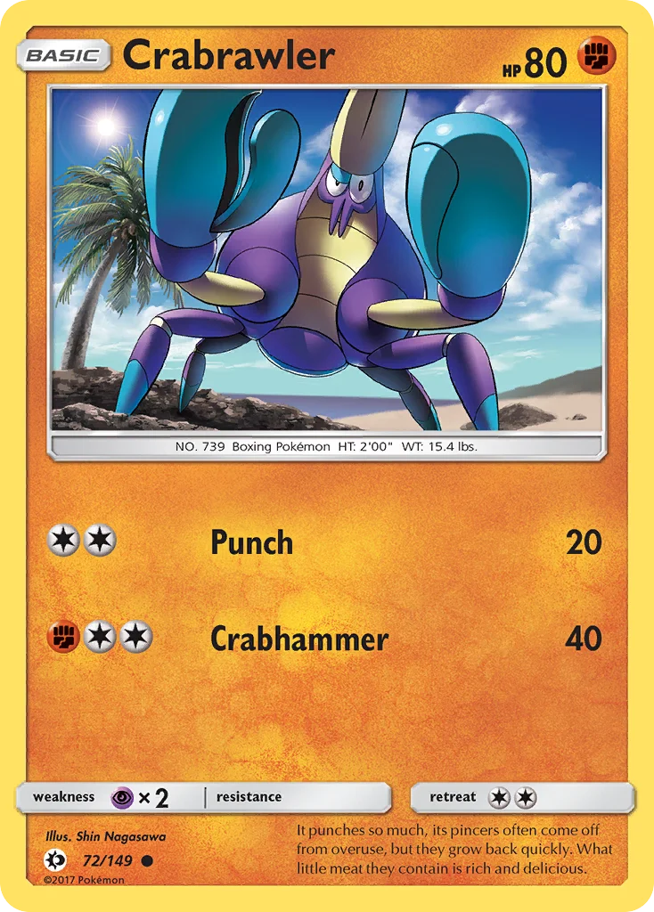 Crabrawler · Sol e Lua