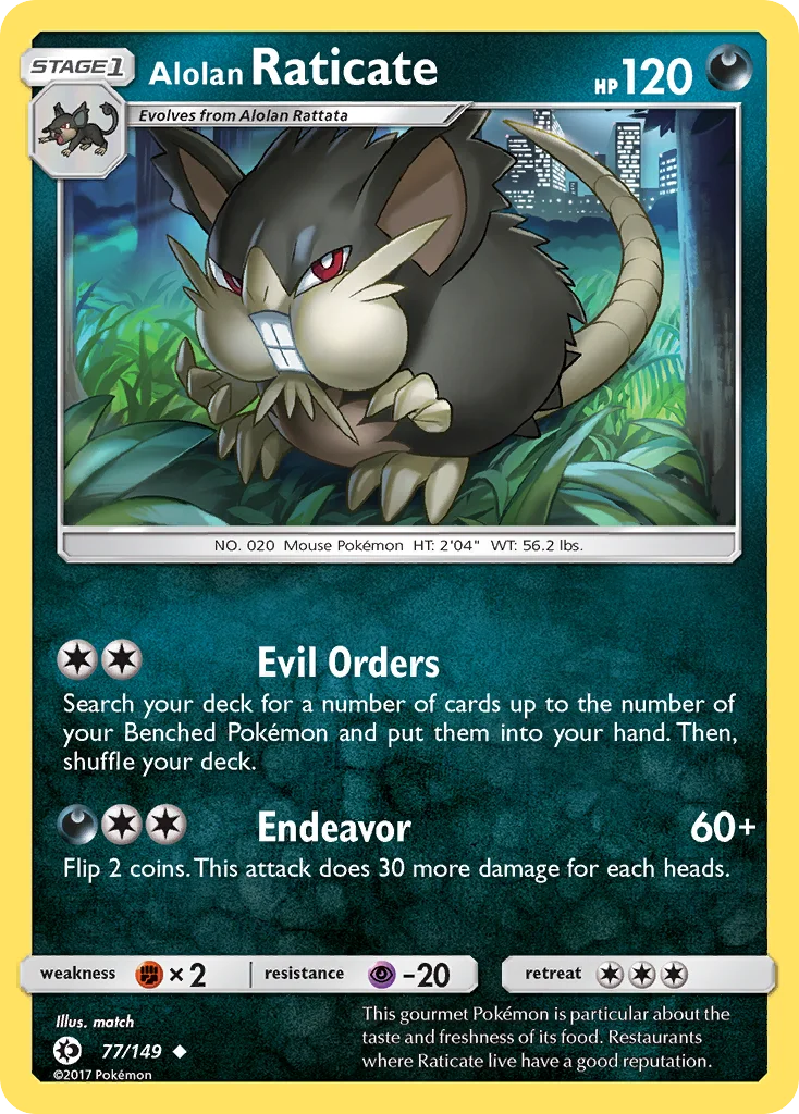 Alolan Raticate · Sun & Moon