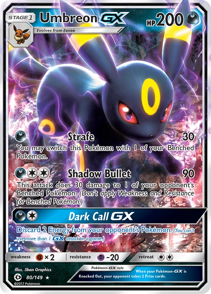 Umbreon-GX · Sun & Moon
