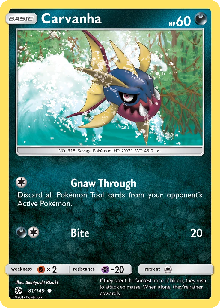 Carvanha · Sun & Moon