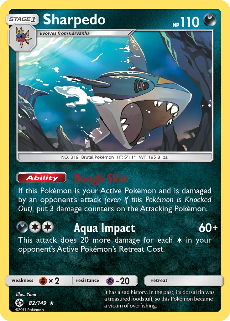 Sharpedo · Sol e Lua