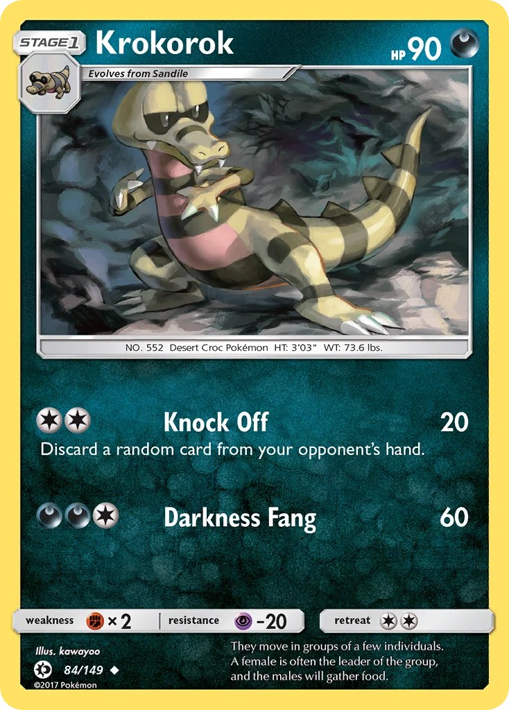 Krokorok · Sun & Moon