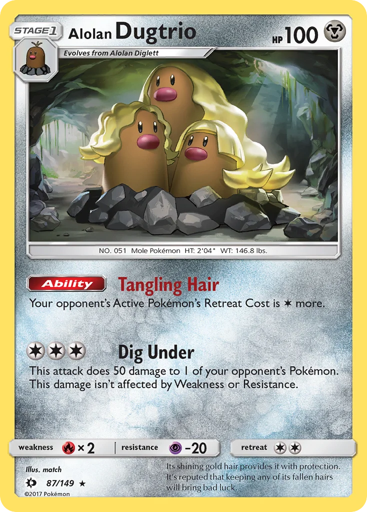 Alolan Dugtrio · Sun & Moon